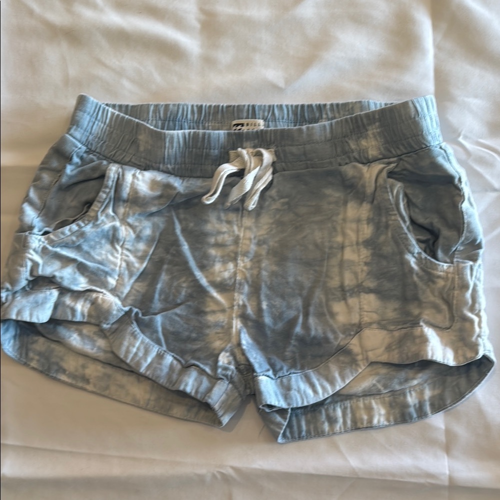 Billabong Blue Shorts with Drawstring Waist